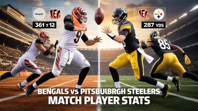 Bengals vs Pittsburgh Steelers Match Player Stats