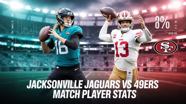 Jacksonville Jaguars vs 49ers Match Player Stats