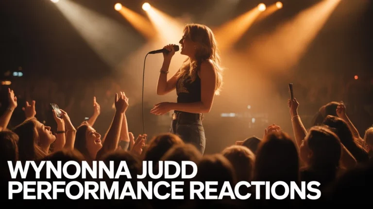 Wynonna Judd performance reactions
