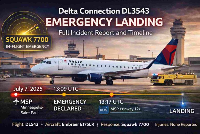 Delta Connection DL3543 Emergency