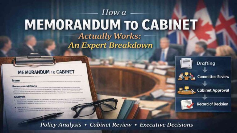 Memorandum to Cabinet