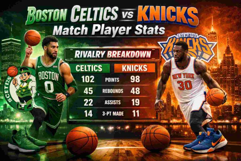 Boston Celtics vs Knicks Match Player Stats