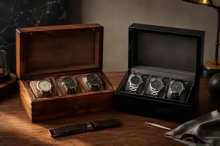 Local Craftsmanship vs. Global Brands: Finding the Ideal Watch Box for Men Local Craftsmanship vs. Global Brands